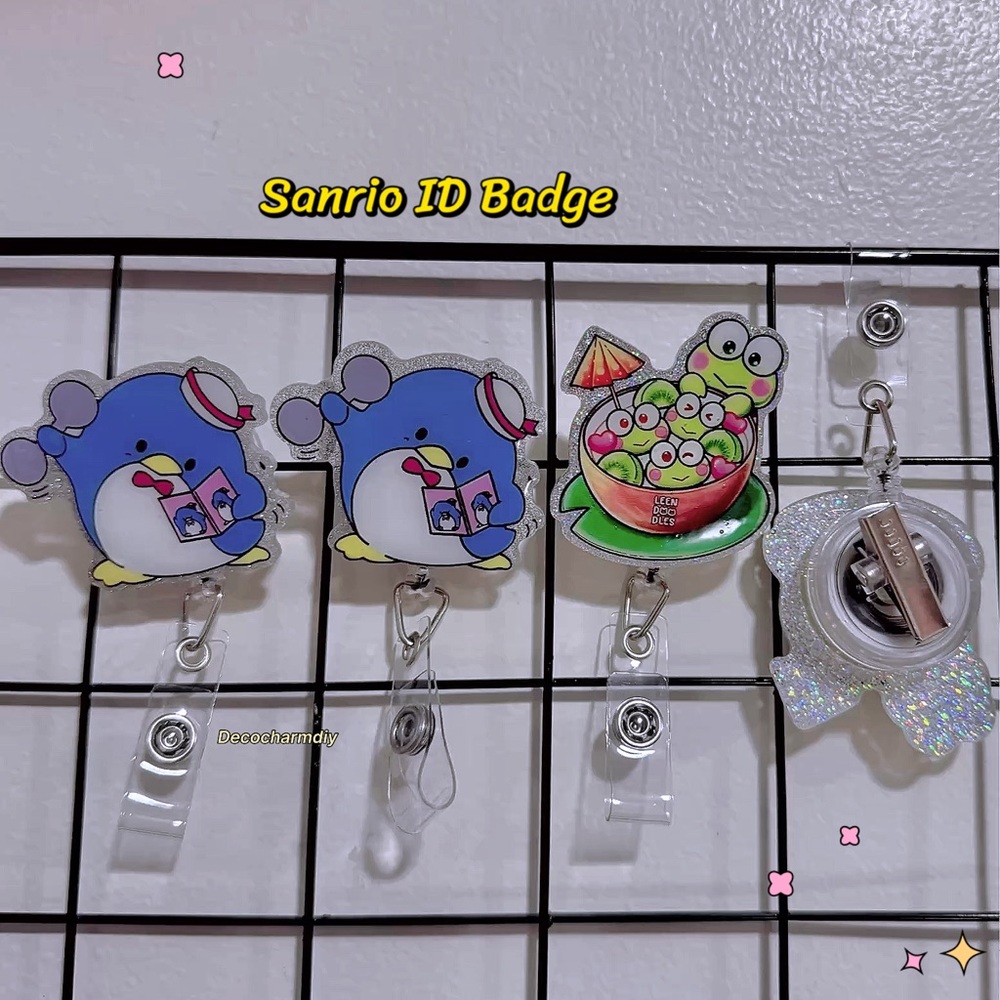 Handcrafted Sanrio ID Badge  •  Hello Kitty & Friends •